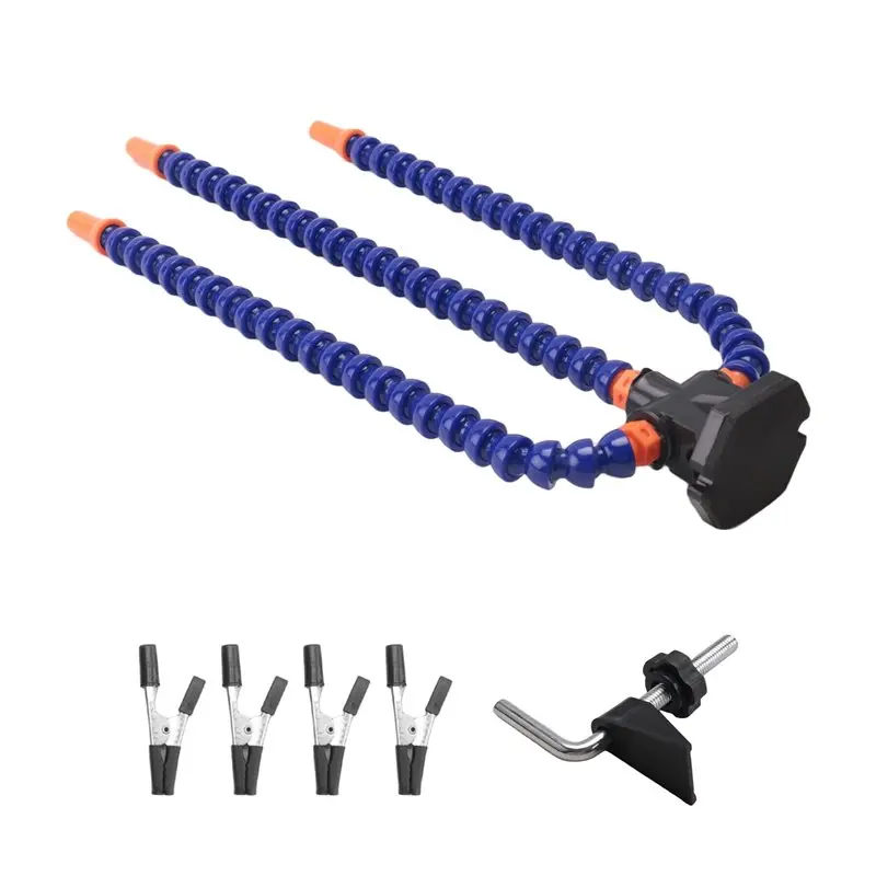 

Настольные тиски, рабочие тиски, сварочный стол с 3 гибкими рычагами, подставка для паяльника, ремонт печатных плат-[Qahk]