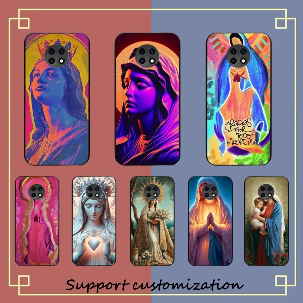 

Virgin Mary Art Phone Case For Redmi Note 4 X 5 A 6 7 8 T 9 9S 10 11 11S 11Epro Poco M3 pro