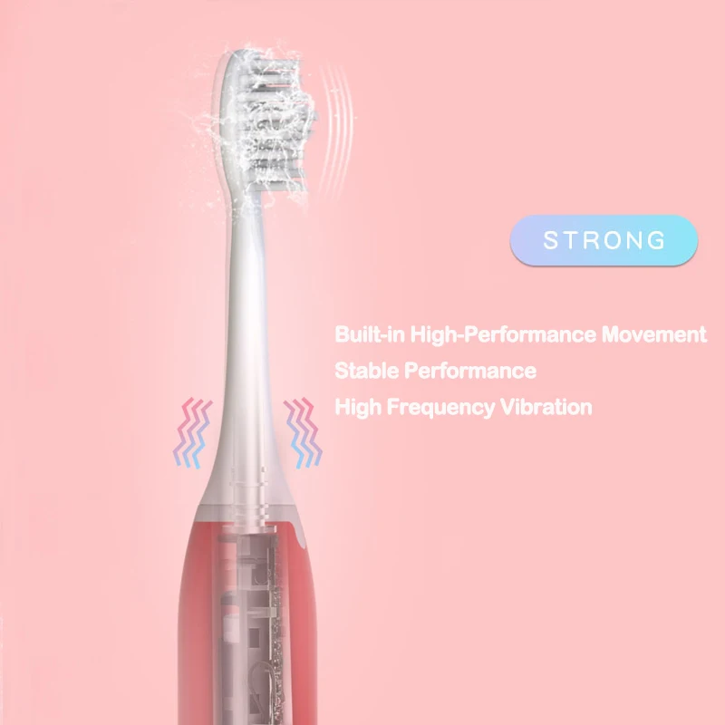 Electric Toothbrushes Household Smart Washable Electronic Whitening Teeth Brush Adult Timer Brush Replaceable AA Battery Version