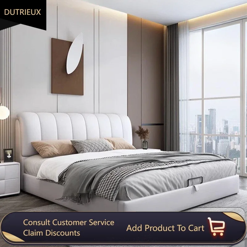 

Luxury Modern House Double Bed Pretty Unique Living Room Frame Double Bed Hotel Princess Cama De Casal Bedroom Furniture