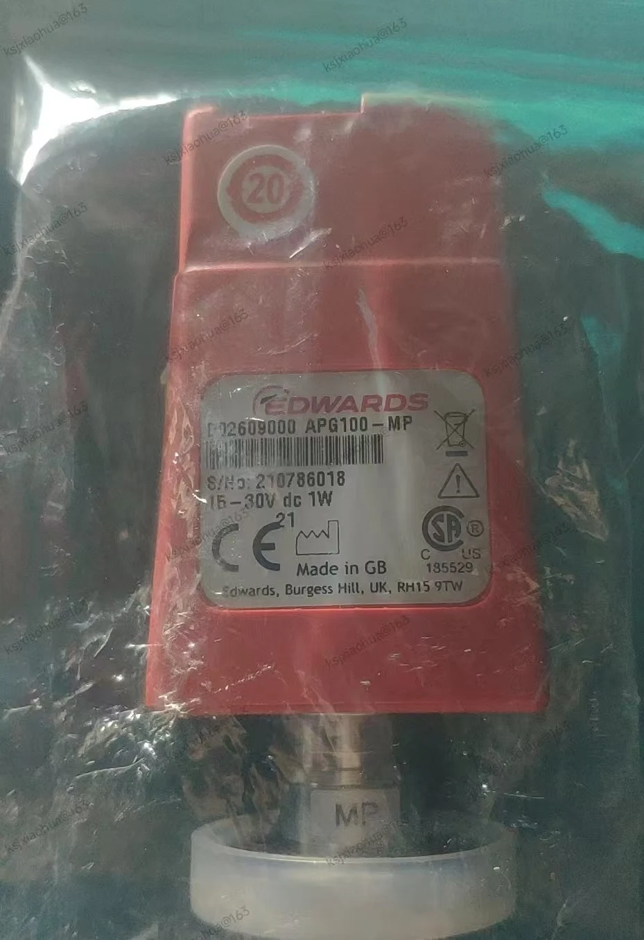 

Edwards Vacuum Gaug APG100-MP D02609000 Price Negotiable