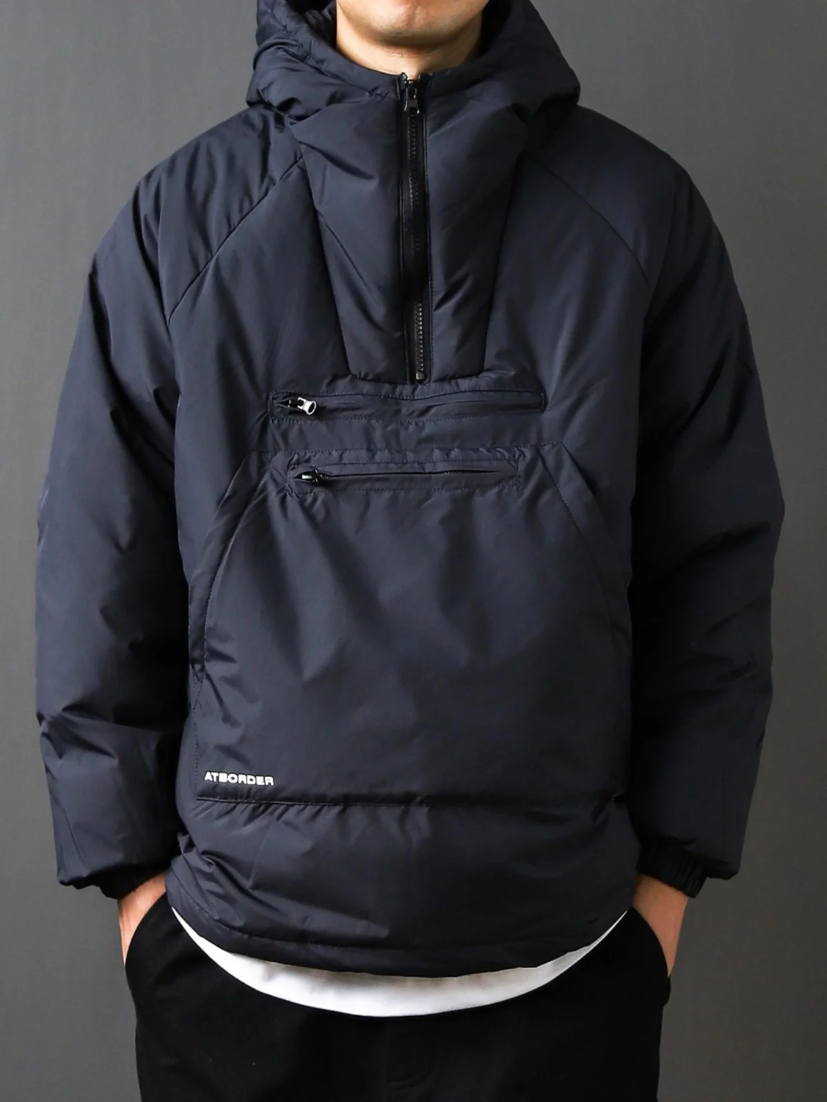 

Мужская ретро-куртка с капюшоном, утепленная, на 90% пуху, осенне-зимняя, большого размера, свободного кроя, теплая верхняя одежда