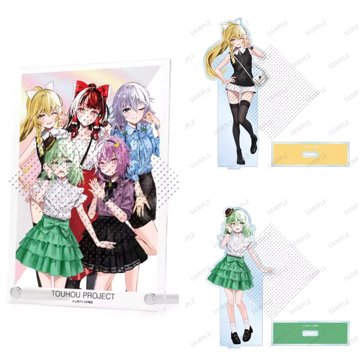 

Touhou Project‌ Hakurei Reimu Kirisame Marisa Yakumo Yukari Sakuya Acrylic Plaque Decoration Collection Anime Toy Figures