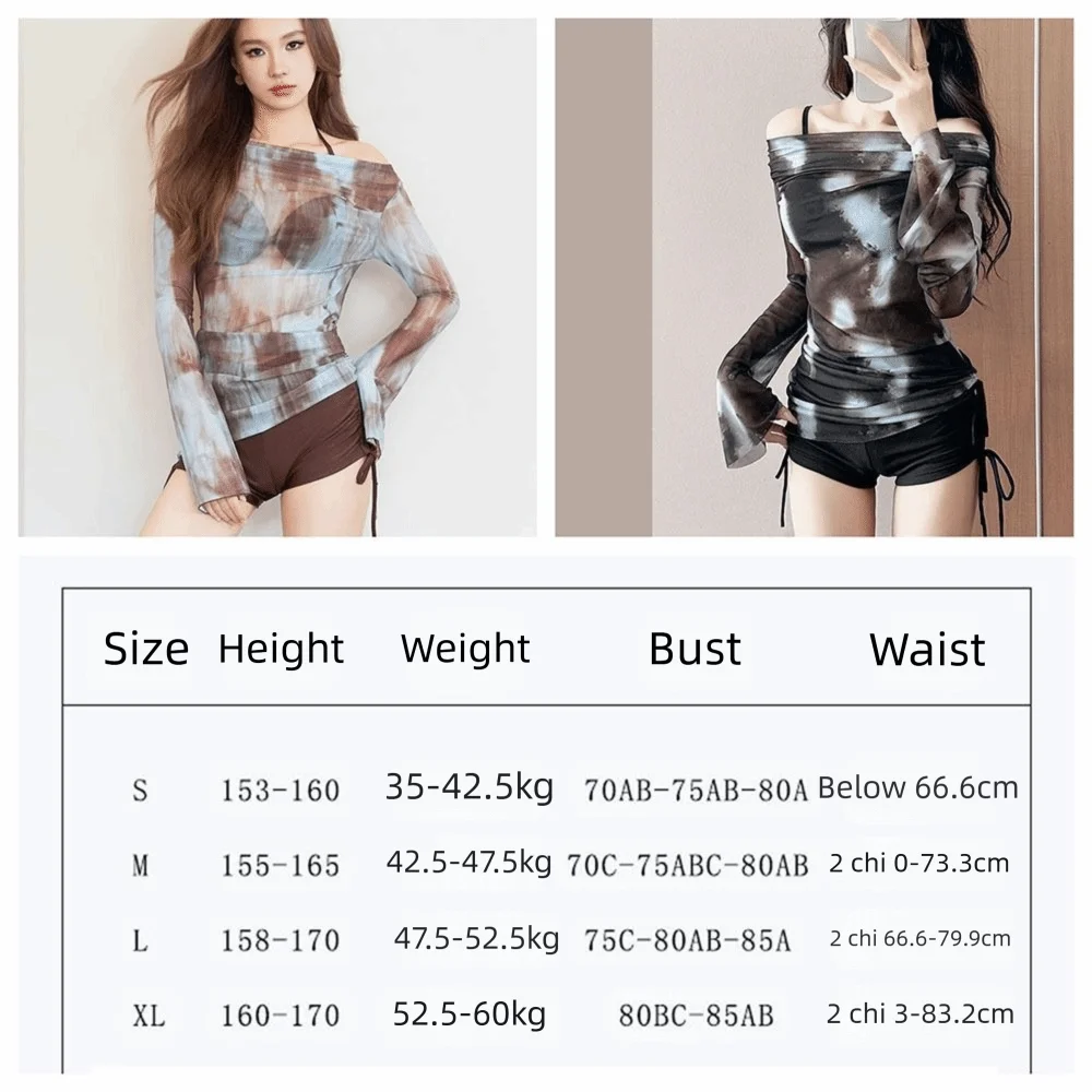 مثير نمط بقماش شفاف بيكيني التخسيس تصميم البطن إخفاء تصميم 3 قطعة مجموعة البكيني شبكة النسيج سبليت نمط سبليت مجموعة البكيني