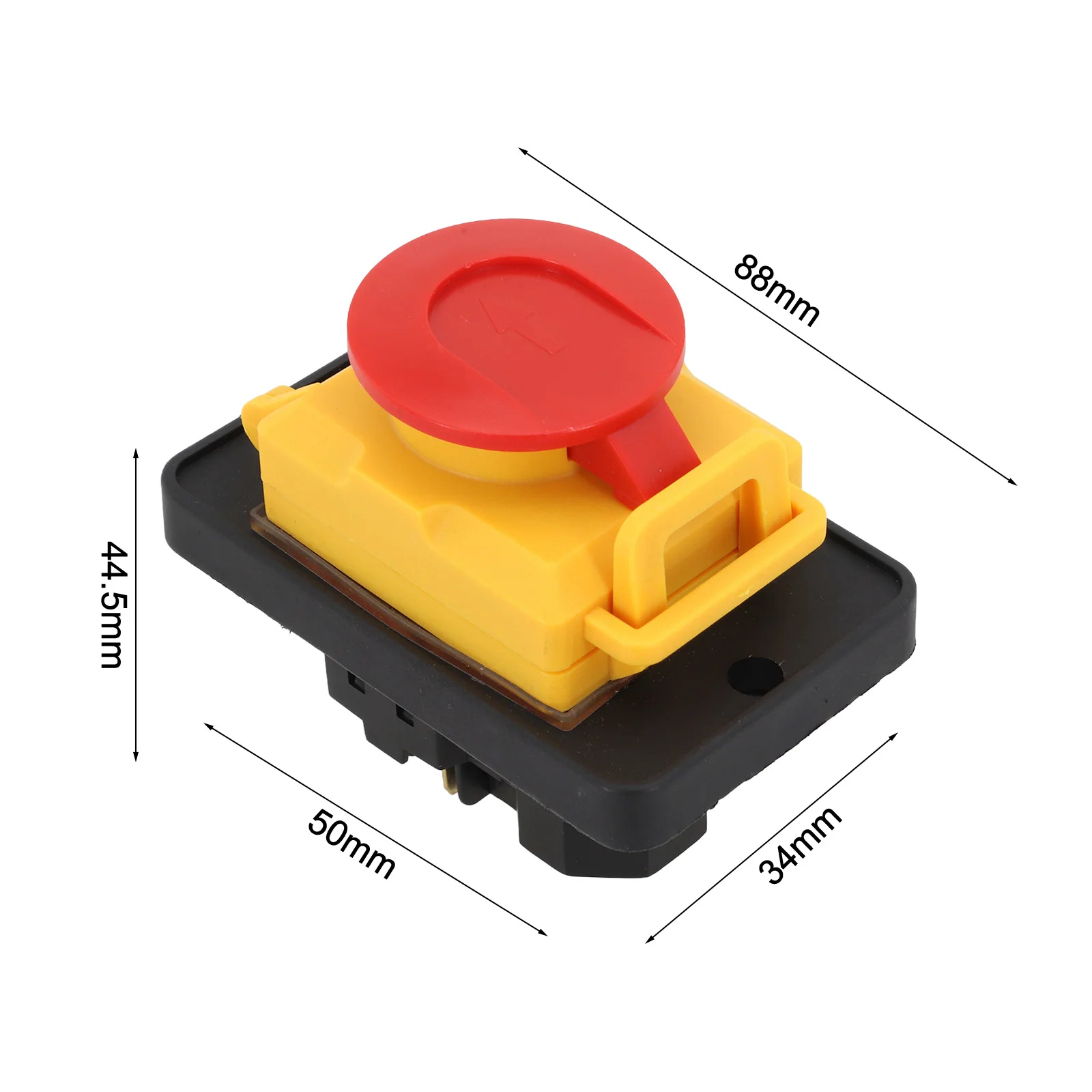 Electromagnetic Button Switch 7 Pins for KJD18 Robust Waterproof Design Reliable Operation in Wet Environments at 400V