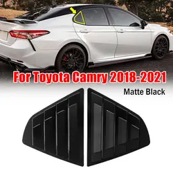 For Toyota Camry Sedan 2018 2019 2020 2021 2022 2023 Car Rear Window Quarter Louver Shutter Cover Side Vent Trim Scoop Sticker