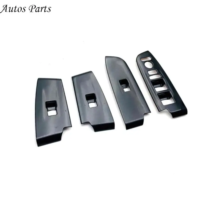 

57BA 2021-2022 Vehicle Window Control Button Trim ABS Protective Housing Gloss Black