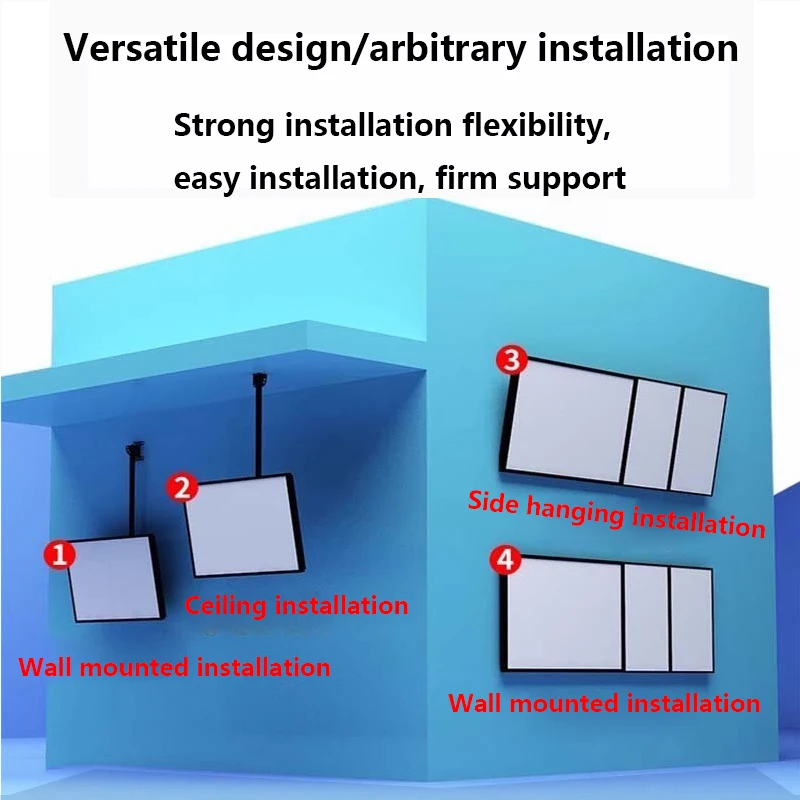 مضيئة رقيقة جدا سليم LED صندوق إضاءة عائم Led القائمة مجلس المغناطيسي سقف معلق صندوق إضاءة لمتجر المطعم