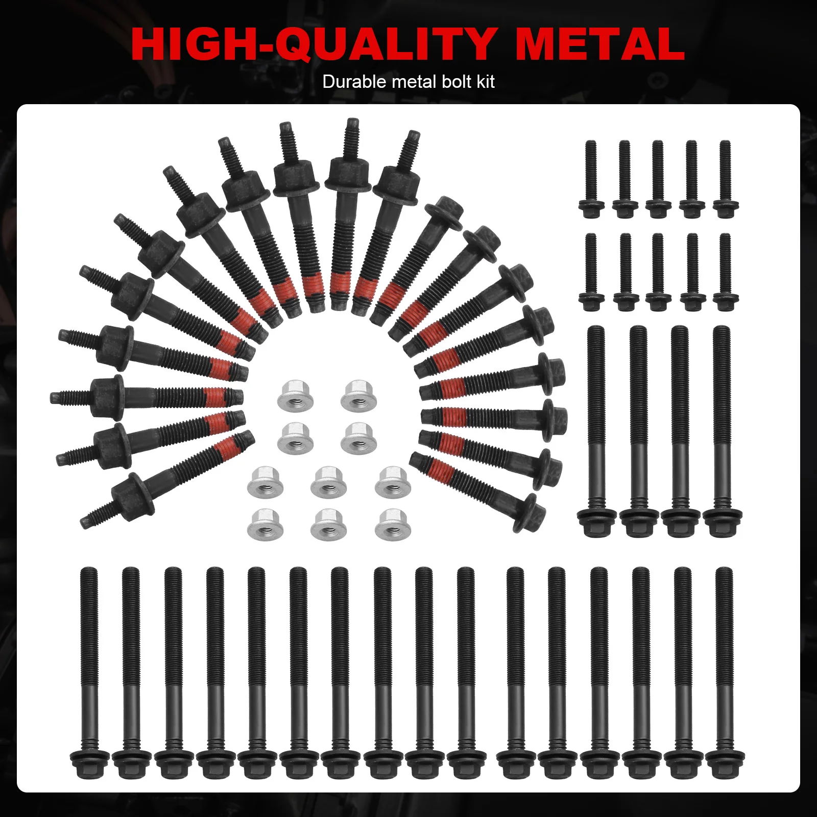 

Camshaft Lifter Kit With Head Gasket Camshaft Valve Lifters & Bolt Set For 2009-2015 Grand Cherokee 5.7L V8 Engines