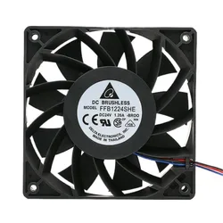 for delta FFB1224SHE 12038 24 v 1.20 5500 RPM big air volume converter cooling fan for 120*120*38mm