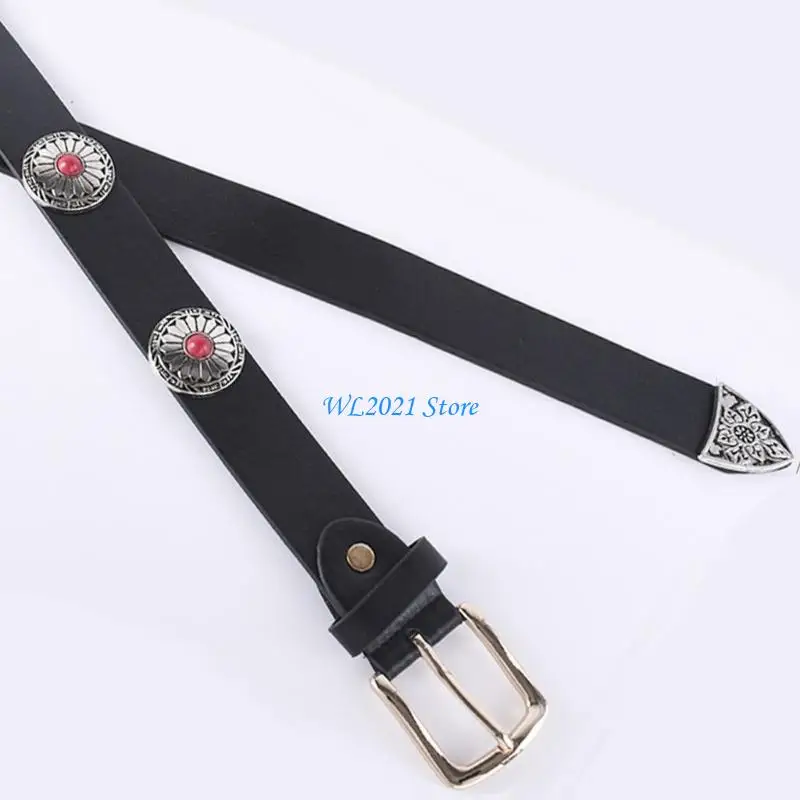 

G5GC Women Waist Chain Belly Chain Belt Western Carvings Belt Belly Chain For Dress