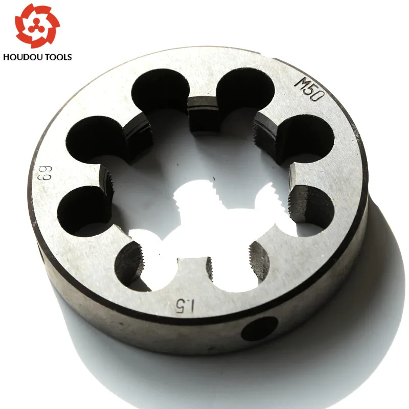 Cost Sale of 9SiCr Made Manual Metric Die M45/M46/M48/M50/M52*1.0/1.5/2.0/3.0/4.5 For Metal Made Workpiece Hand Making Threads