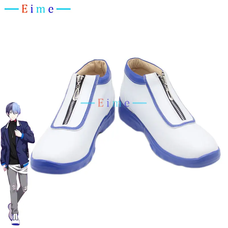 PJSK Aoyagi Toya Cosplay Shoes Halloween Carnival Boots PU Shoes Game Project Sekai Cosplay Props Custom Made