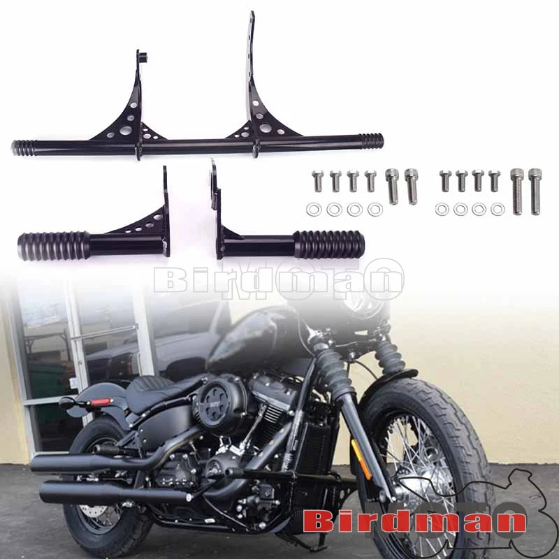 

For Harley Softail Low Rider FXLR Street Bob FXBB FLSL FXST 18+ Motorcycle Engine Guard Highway Foot Peg Crash Bar/Frame Slider