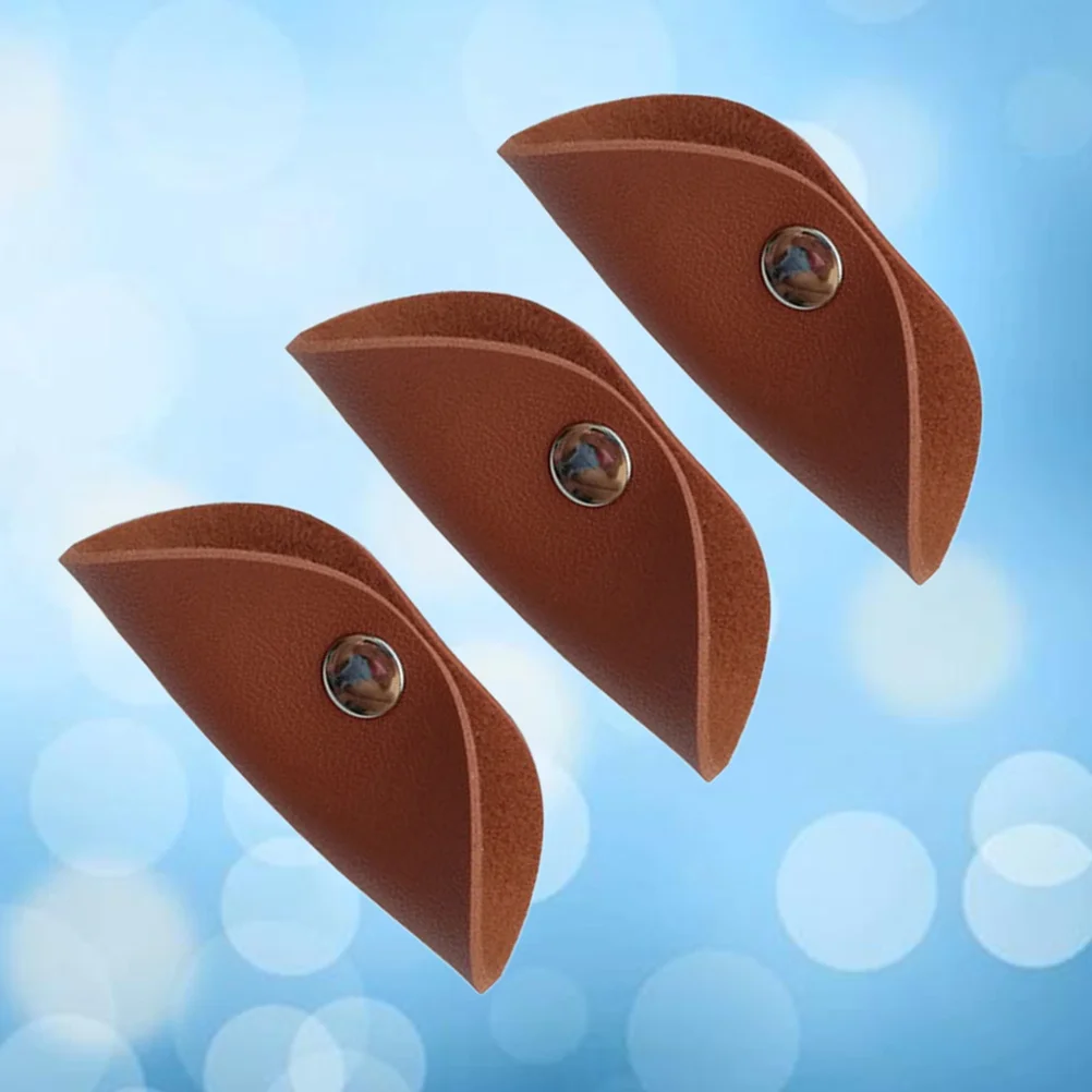 

3Pcs Earphone Cable Organizer PU Cord Keeper Compact Slim Wire Holder for Travel Work School Tidy Cable Storage