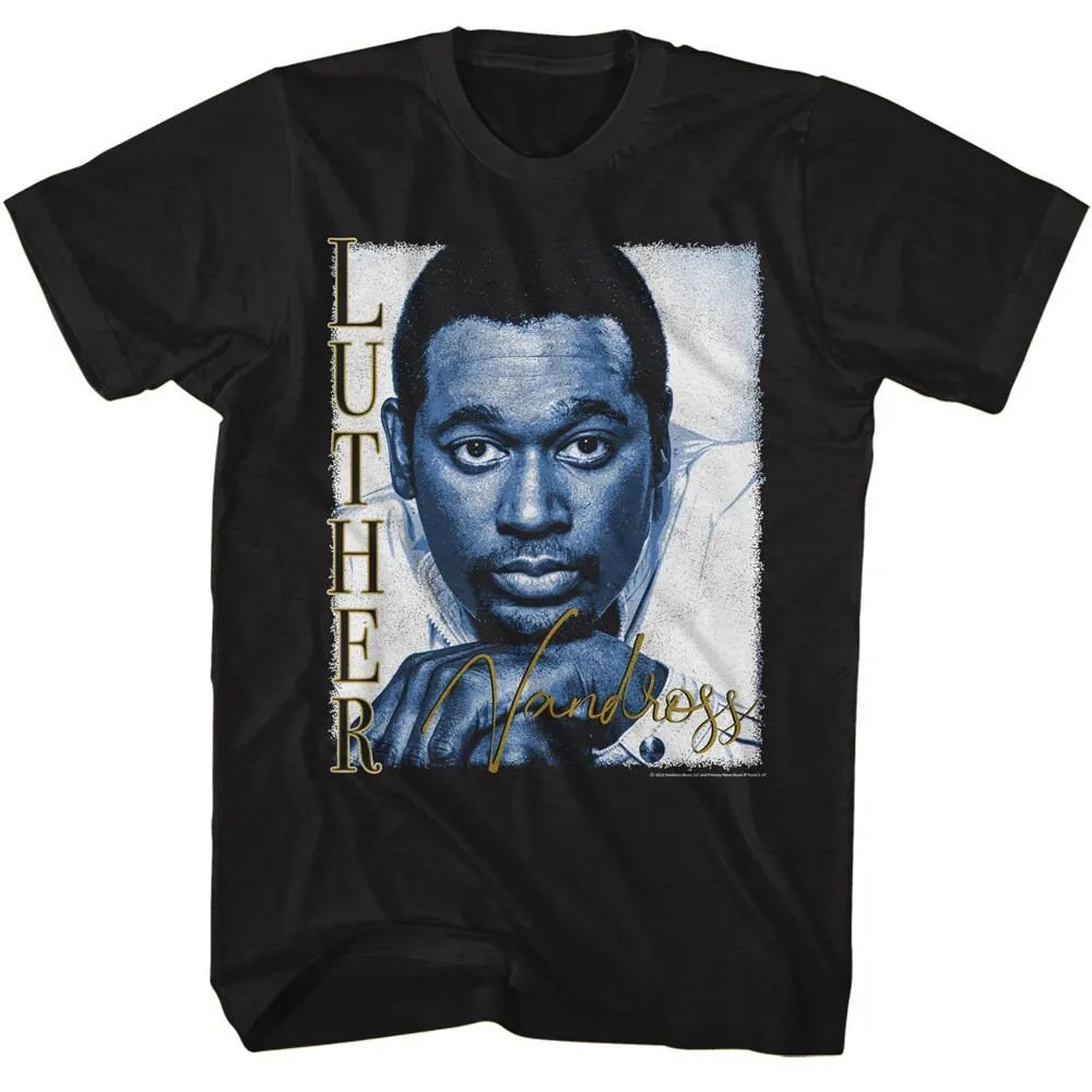 Luther Vandross Black Adult T Shirt