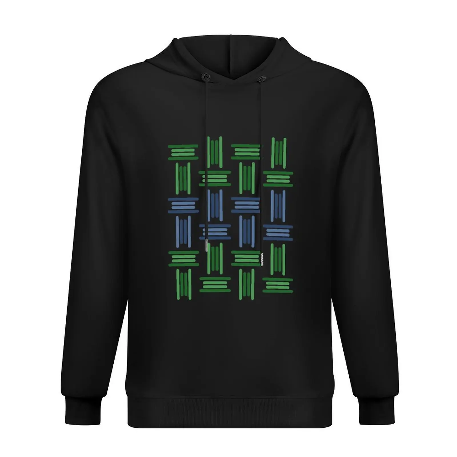 

Green and Blue Abstract Pattern Art Hoodie men's sweat-shirt hooded shirt men's winter sweater blouse hoodie graphic