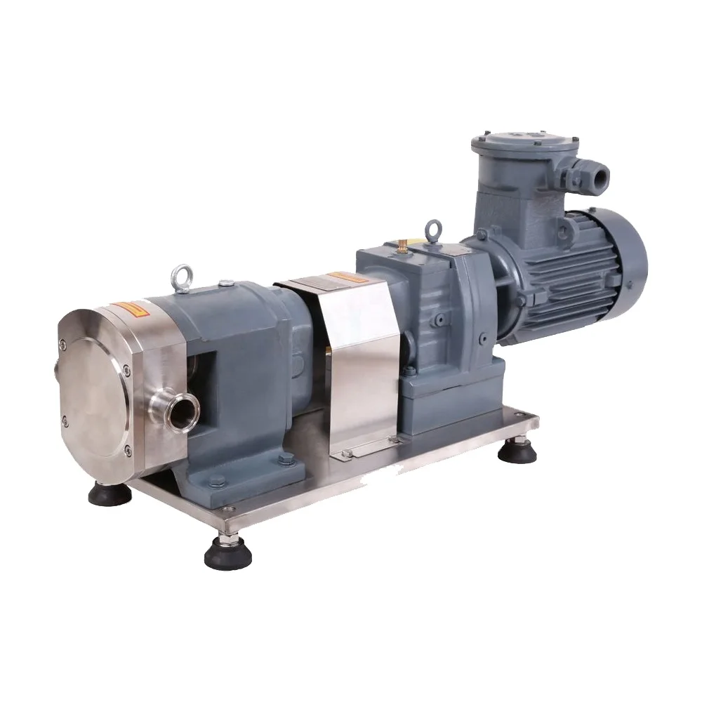 

Electric Food Grade Honey Syrup Lobe Pump Factory Stainless Steel SS304 OEM Customizable Gear Pump