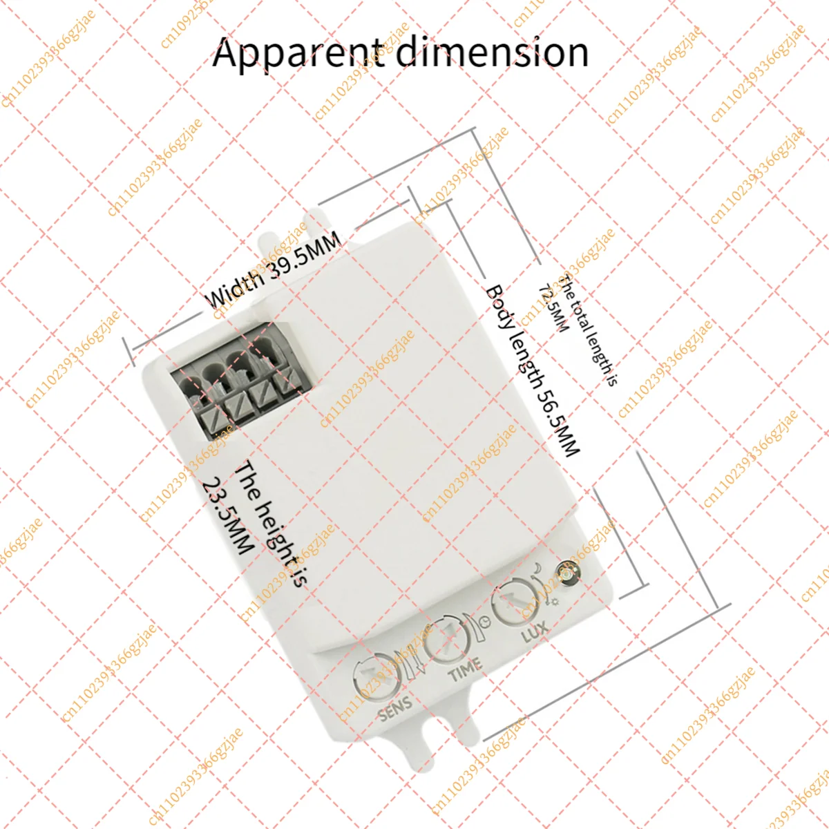FY ABDX-5.8GHz Mini Microwave Radar Motion Sensor Switch AC85-265V Intelligent Human Body Sensor Switch Motion Light