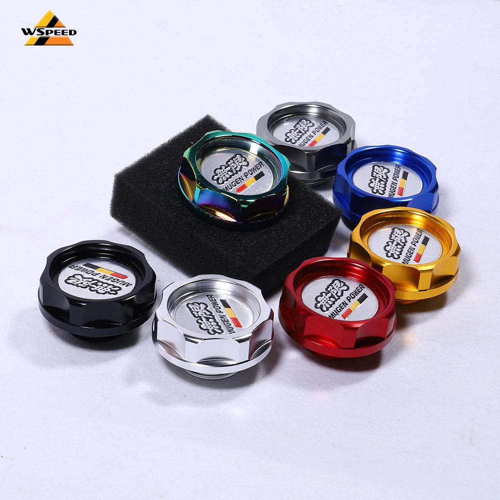 Racing Oil Fuel Tank Cap Engine Filler Machine Oil Cover For Honda Civic D/B/H/K/F/L Series Mugen Power Cover