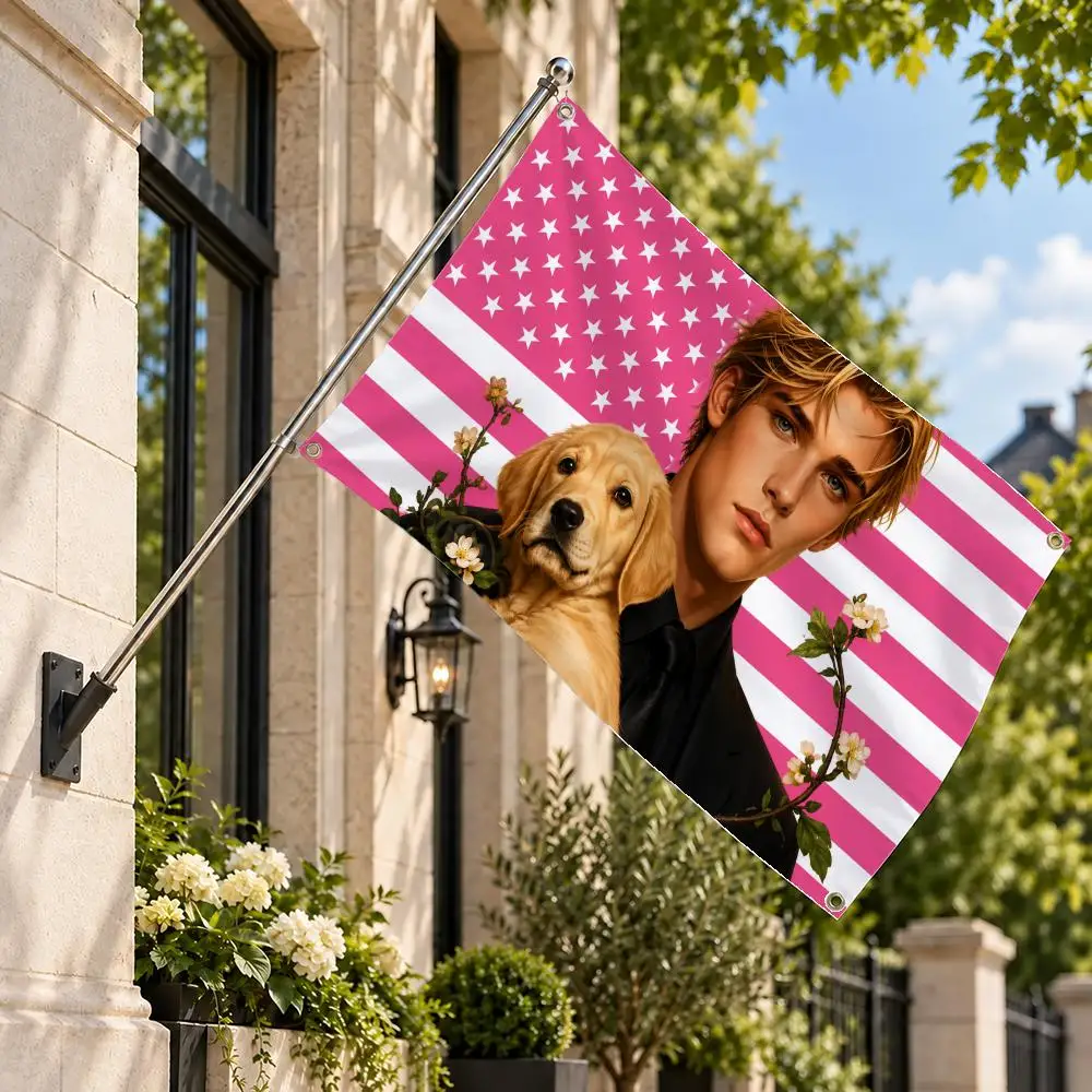 Art Shatter Me Flags Decor Flag Banner Indoor Outdoor Wall Decor for Garden Yard Porch Patio