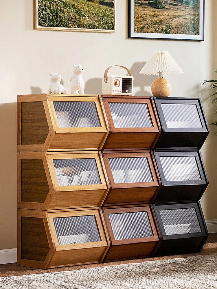 Internet celebrity creative chest of drawers, bedroom locker storage, household living room against the wall, bedside storage