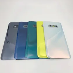 For Samsung Galaxy S10e SM-G970 G9700 Battery Back Cover Glass Panel Rear Door Housing Case With Camera Lens Repair Parts