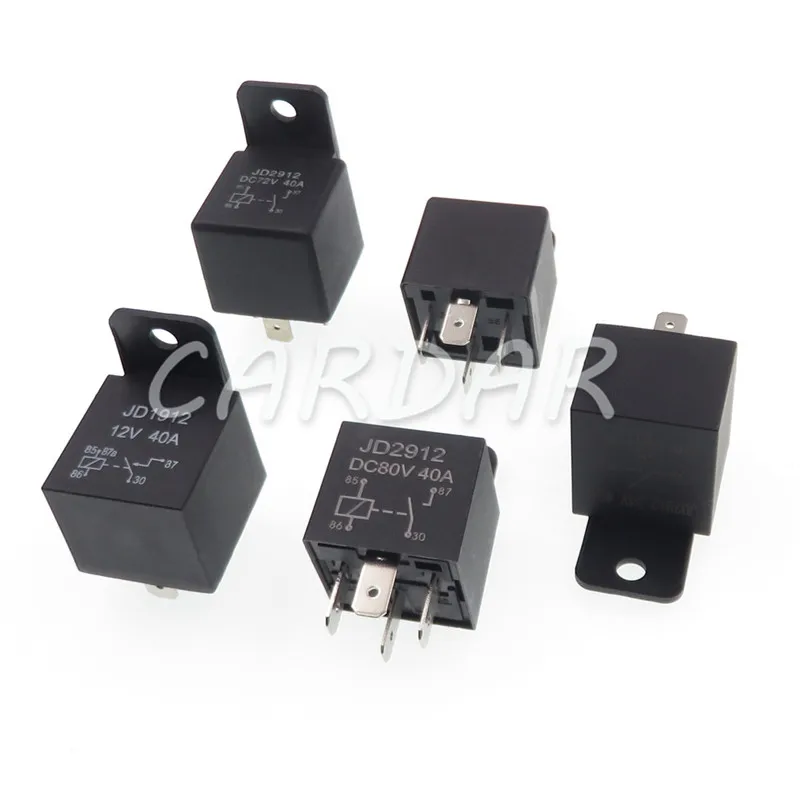 

DC 12V-80V 40A 4-контактное автомобильное реле с длительным сроком службы автомобильное реле с катушкой монтажного отверстия