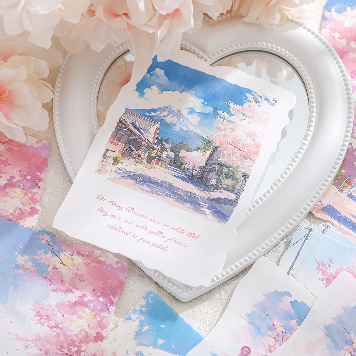 

24sets/lot Memo Pads Material Paper Journey to the Wind Junk Journal Scrapbooking Cards Retro Paper