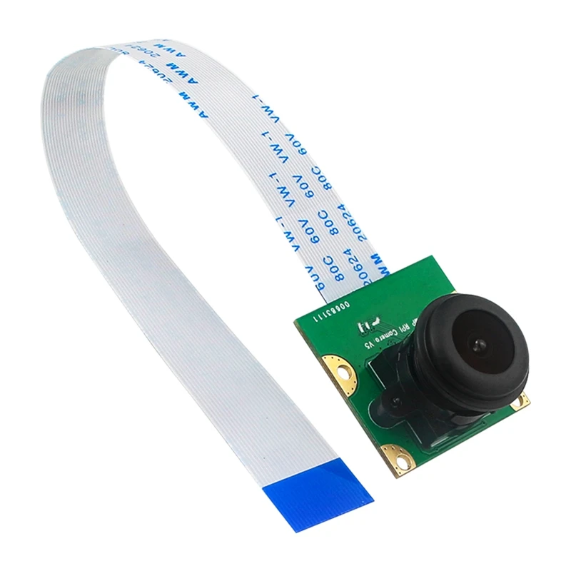 

8MP IMX219 Mini Camera Module For Raspberry Pi 5, MIPI-CSI Interface 130° FOV With Pi5 Flexible Cable