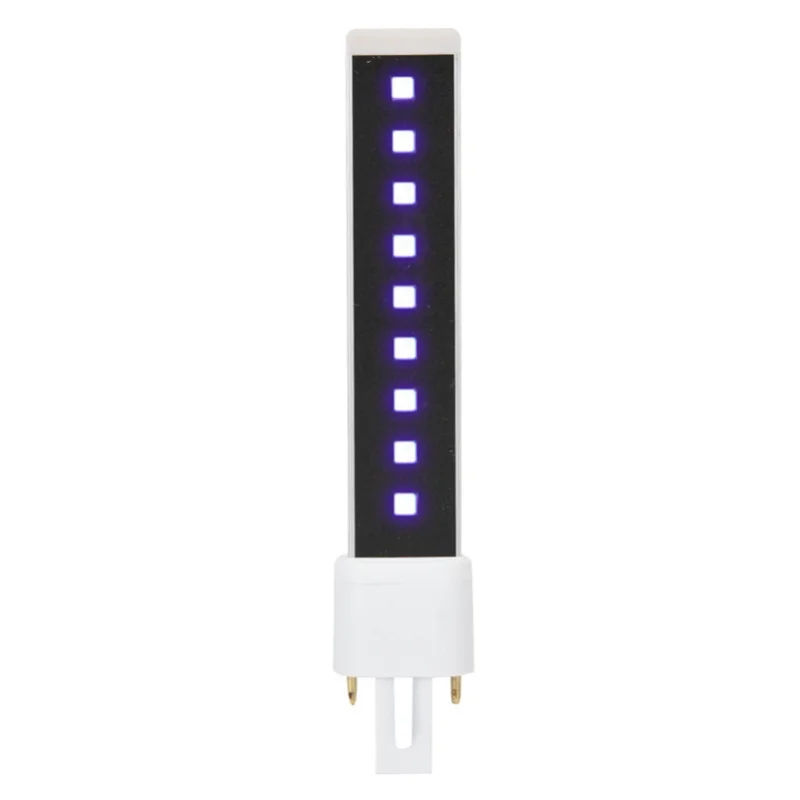 365+405nm Double Light Source 9W Nail Gel Curing Dryer Light Tube Replacement Lamp Bulb