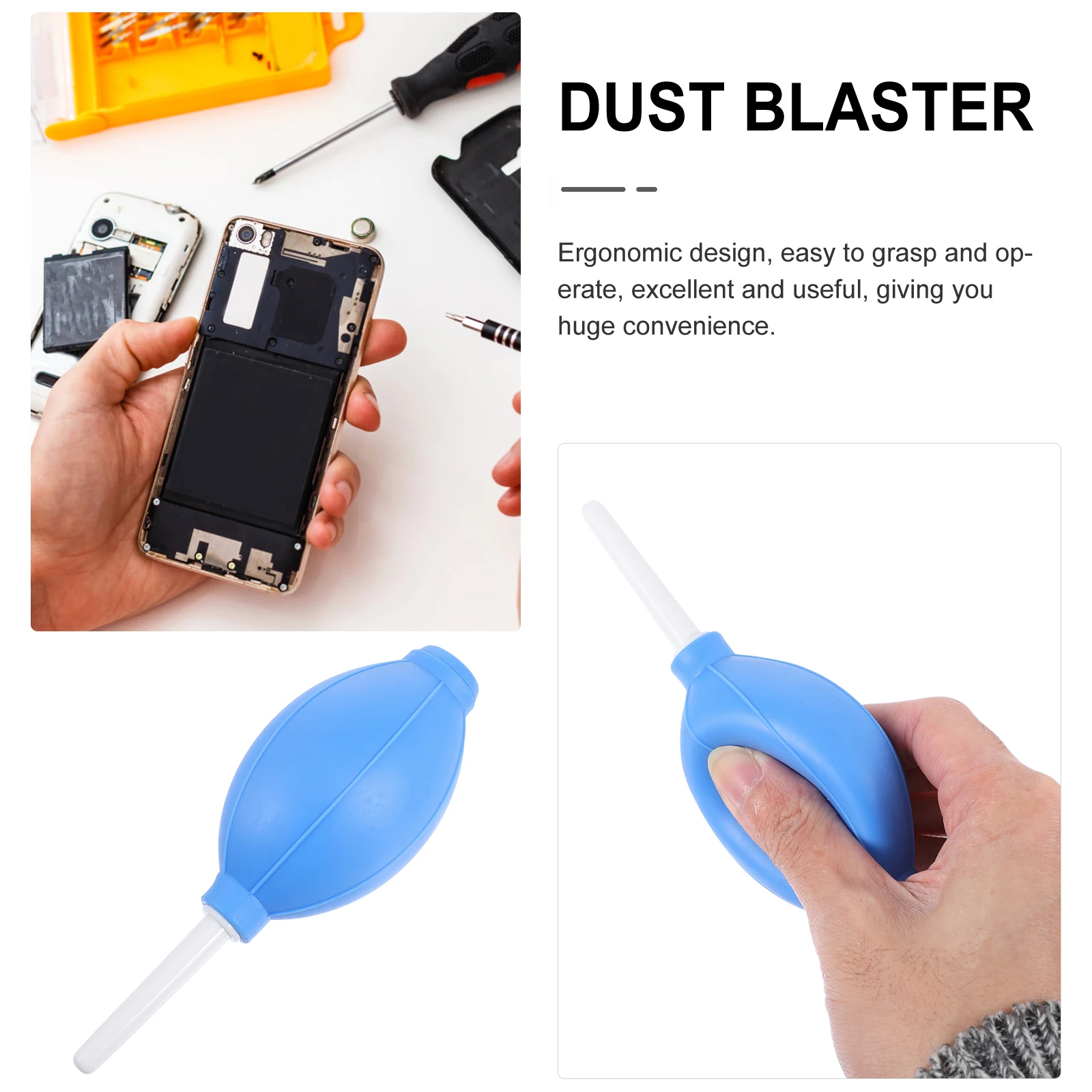 

2 Pcs Keyboard Cleaner Skin Tiger Blowing Balloon Air Blower for Camera Remover Phone