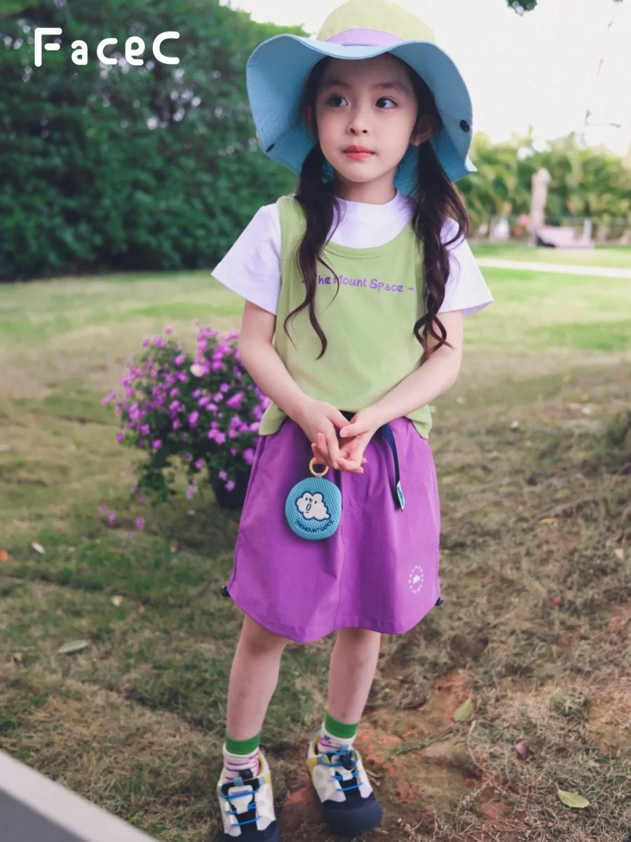 Quick Dry Outdoor Girls Skirt Workwear  Half Skirt Sports A-Line Inner  Summer New Arrival Children's Clothing