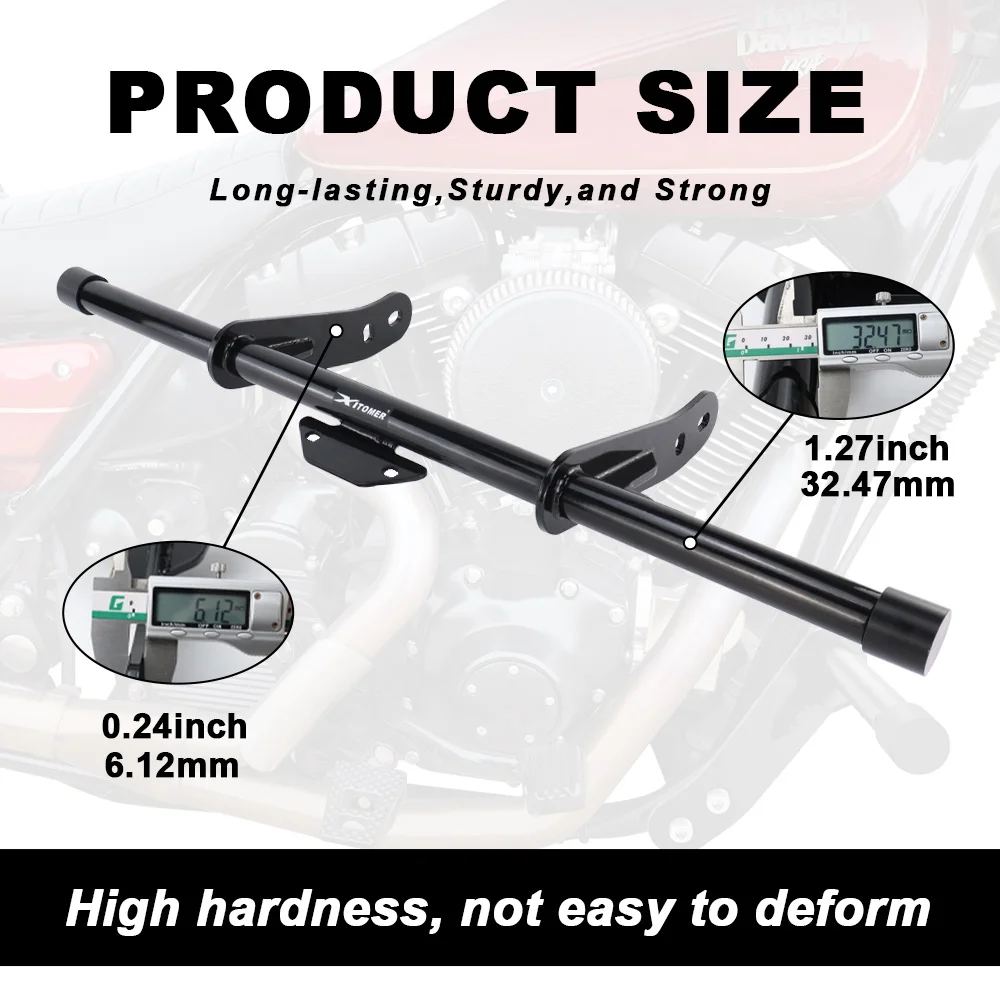 Motorcycle Highway Footpeg Crash Bar Crash Cage Street Bob Fat Bob FXDF Dyna Low Rider Sports Glide Custom Screamin For Harley - view 2