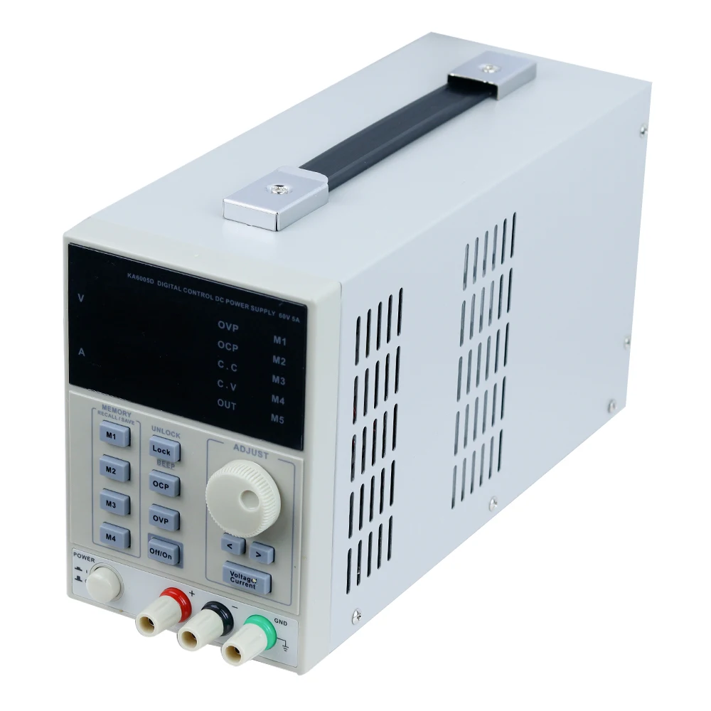 KORAD KA6005D -Precision Variable Adjustable 60V, 5A DC Linear Power Supply Digital Regulated Lab Grade