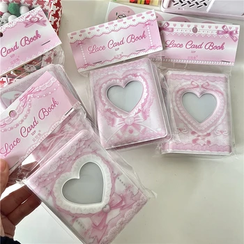 케이팝 포토 카드 바인더 포장 용품, 사진 수집가용 미니 앨범, 북 포토 카드 거치대 사진 앨범, 포켓카드 용품