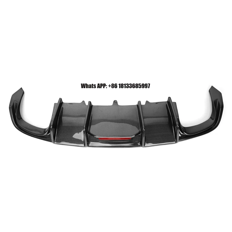 

For Audi A5 Sports S5 Carbon Fiber Rear Bumper Diffuser KB Style Spoiler Lip High Quality Wet Carbon Fiber 2012-2016