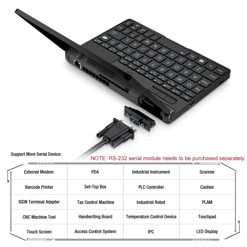 أحدث GPD Pocket 3 كمبيوتر محمول صغير 8.0 بوصة 16 جيجابايت + 1 تيرا بايت Win10 Home I7-1195G7 رباعي النواة كمبيوتر محمول للألعاب شحن سريع