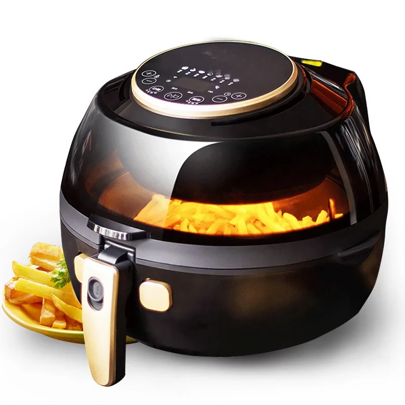 

Non-stick Oil Free Fryer Function Adjustable Thermostat Control Overheat Protection 5L Digital Touch Screen Air