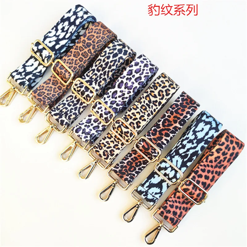 Replacement Accessories for Handbags Crossbody Lengthened Belt 3.8cm Leopard Long Shoulder Belt