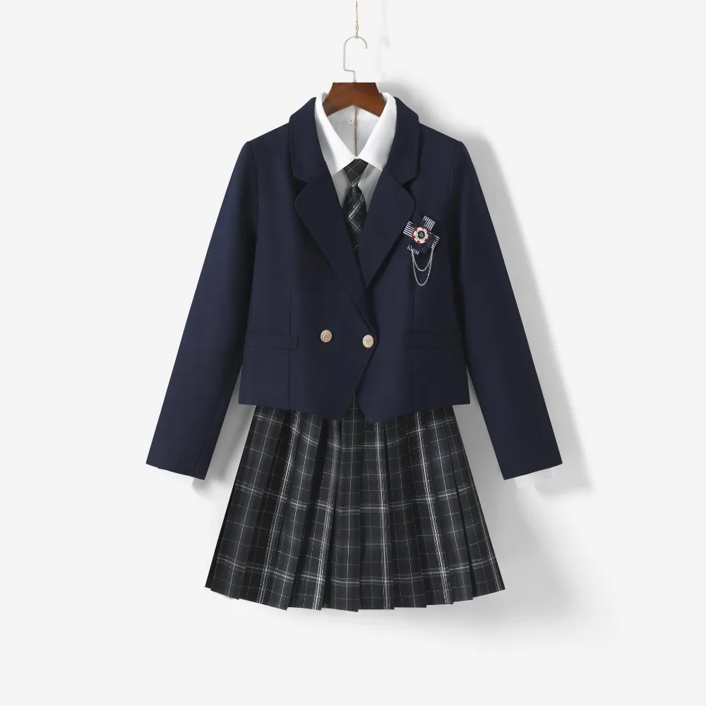 2024 New Japanese JK Uniform Small Suit Jacket Badge Suit Japanese JK Uniform Suit Jacket School Girl Uniform