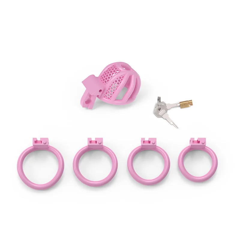 Super Mini Sex Beehive Chastity Cage Device,콕링 Cock Cage With 4 Size Penis Rings,Penis Cage,Chastity Belt, 정조대 Gode Sex Toys 18+