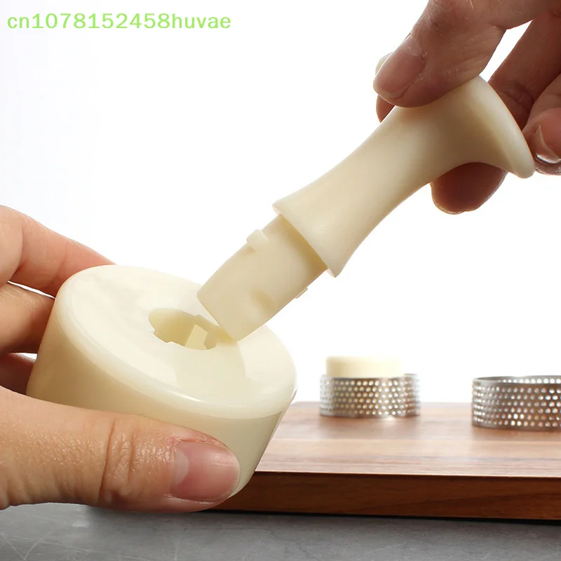 1 قطعة قالب صب دائري مثقوب مع ثقوب ، دائرة برج الجبن موس الفرنسي ، دائرة التارت ، دائرة الكعكة