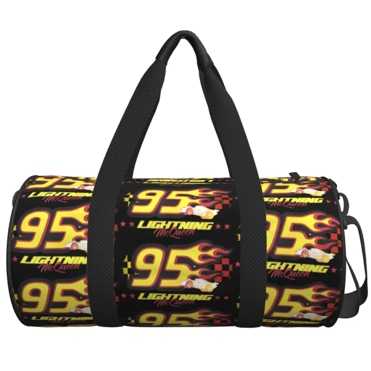 

Дорожная сумка Cars Lightning McQueen 95, дорожная сумка с графическим рисунком Flame, спортивные сумки большой вместимости, мужская спортивная сумка для выходных, модная сумка для фитнеса