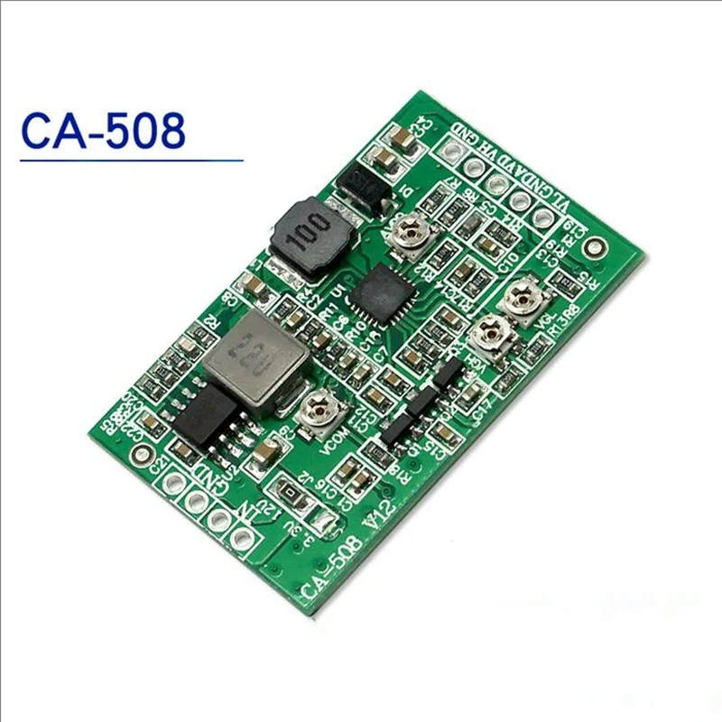 

CA-408 CA-508 ЖК-экран TCON плата VGL VGH VCOM AVDD четырехсторонний регулируемый повышающий модуль