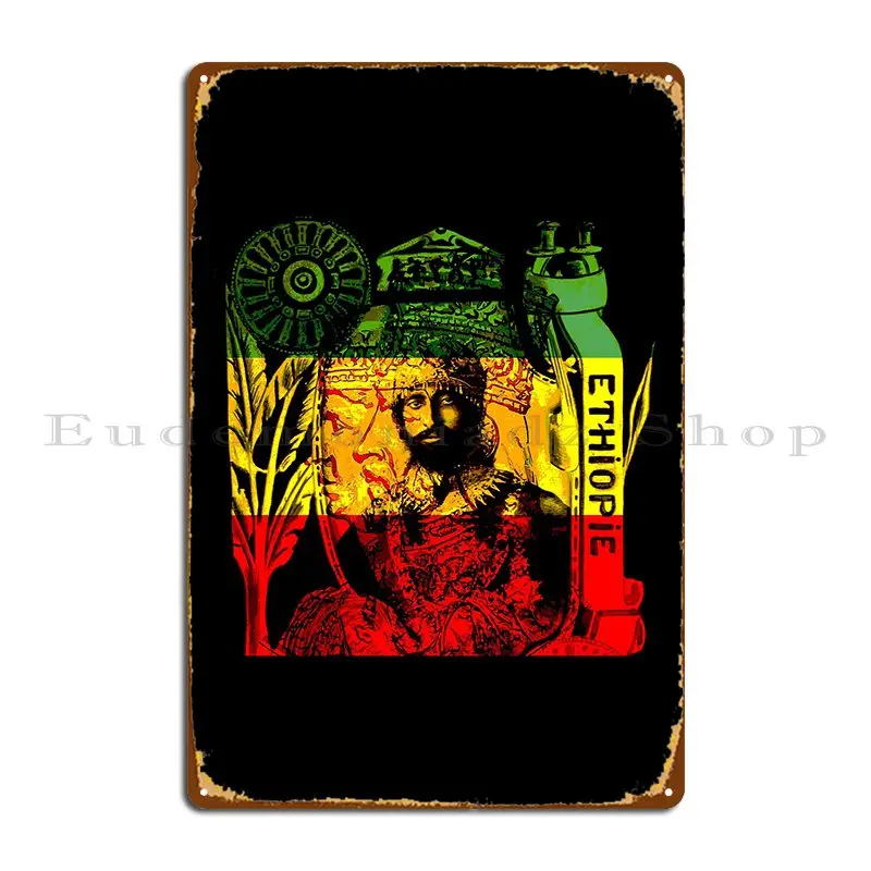 Rasta Haile Selassie Natural Mystic Lion Of Judah Metal Sign Poster Wall Decor Club Bar Bar Cave Personalized Tin Sign Poster