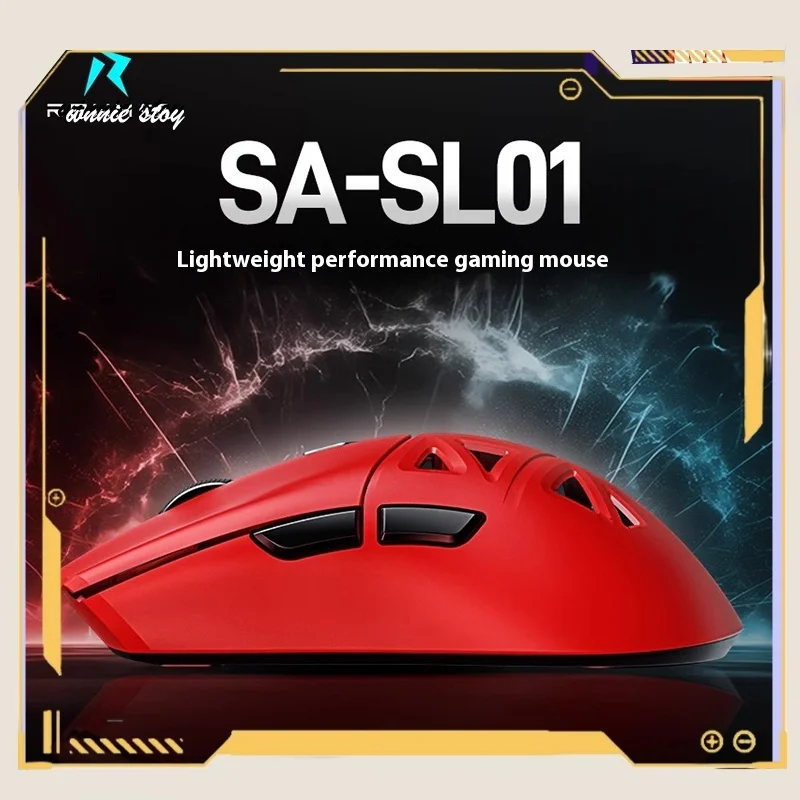 mouse para jogos sem fio esports 3395 leve mao pequena e media hot plug bateria de longa duracao 4k renmo sa sl01 01