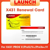 LAUNCH X431 V + PROS PRO5 IMMO ELITE Todos los software 1/2 años para automóviles Servicios de diagnóstico compatibles Reenwal Actualización de suscripción