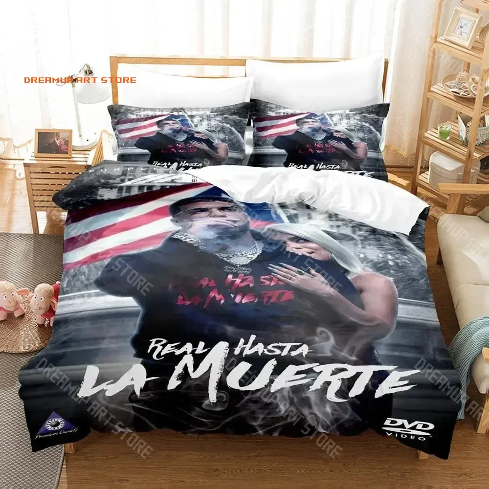 2026 3D Print Anuel Aa Real Hasta La Bedding Set Single Twin Full Queen King Size Bed Set Aldult Kid Bedroom Duvetcover Sets