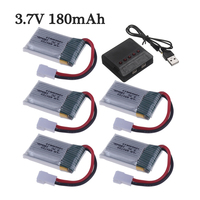 For JJRC H8 Mini 3.7v 180mah Lipo Battery For H2 H48 U207 RC Quadcopter Spare parts 651723 3.7v Battery for RC Helicopter Toys